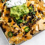 Air Fryer Vegan Black Bean Nachos