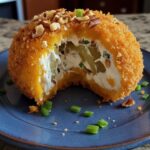 Vegan Dill Pickle Cheese Ball Delight