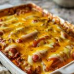 Keto Chili Cheese Dog Bake