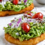 Smashed Avocado Hashbrown Toast