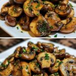 Vegan Garlic Butter Mushrooms
