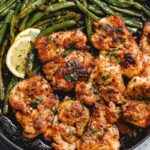Weight Watchers Lemon Garlic Butter Chicken & Green Beans Skillet