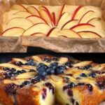 Apple & Blueberry Cheesecake Bars