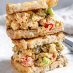 Vegan Smashed Chickpea Salad  (Sandwiches, Wraps, or Dip)