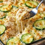 Keto Cheesy Chicken Zucchini Bake
