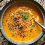 Vegan Sesame Carrot Soup