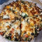 homemade vegan pizza