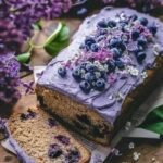 Keto Wild Blueberry Loaf Cake