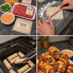 Keto Crispy Bang Bang Burger Egg Rolls