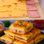 Ham and Cheese Puff Pastry Pockets