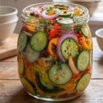 Pickled Cucumber, Onion & Bell Pepper Salad