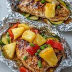Teriyaki Chicken and Pineapple Foil Packets