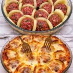 Cheesy Meatball & Potato Bake