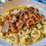 Lemon Garlic Butter Chicken with Creamy Parmesan Pasta