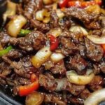 Sizzling Chinese Pepper Steak with Onions