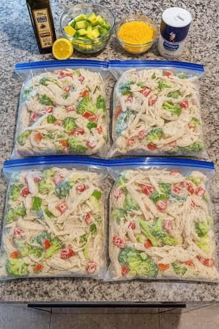 chicken veggie salad
