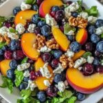 Peach Blueberry Summer Salad