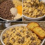 Creamy Cheesy Beef Bowtie Pasta
