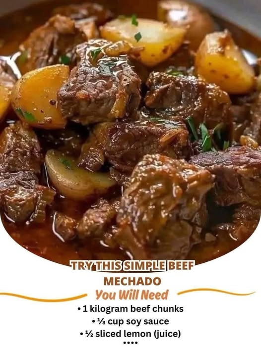 Simple BEEF Mechado