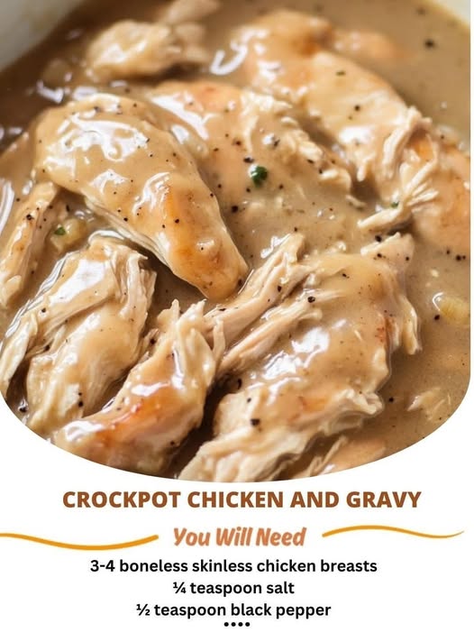 Crockpot Chicken and Gravy