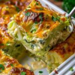 Vegan Creamy Cheesy Cabbage Casserole