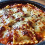 Vegan Easy Crockpot Ravioli Lasagna