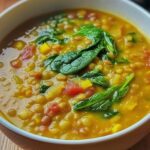 Vegan Spinach & Lentil Soup