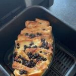 Air Fryer Bread Pudding (White Bread, Currants)