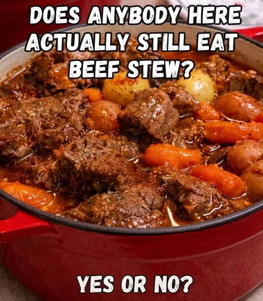 Tender beef, soft potatoes, and carrots simmered low and slow.