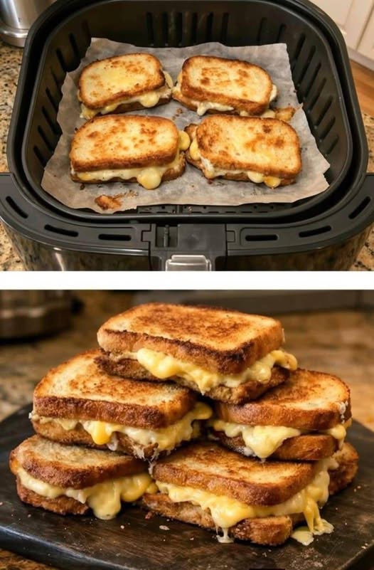 Air Fryer Grilled Cheese Sandwich