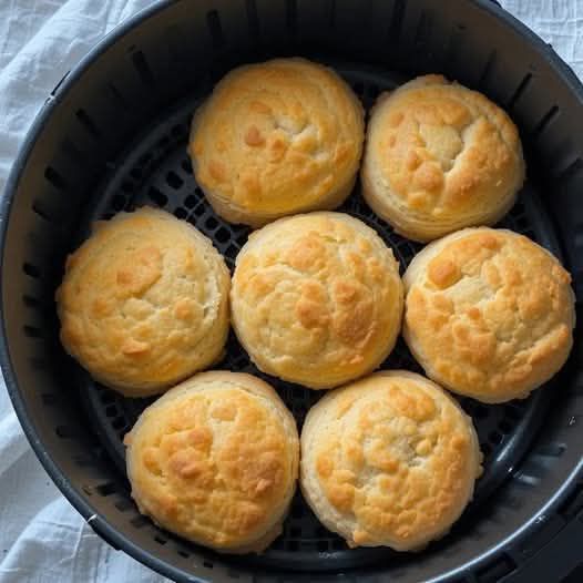 3-Ingredient Air Fryer Biscuits