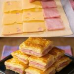 Air Fryer Ham and Cheese Puff Pastry
