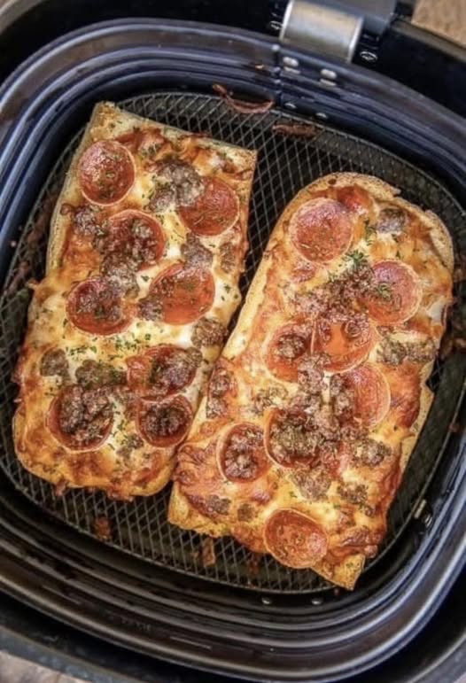 Easy Homemade Air Fryer French Bread Pizza