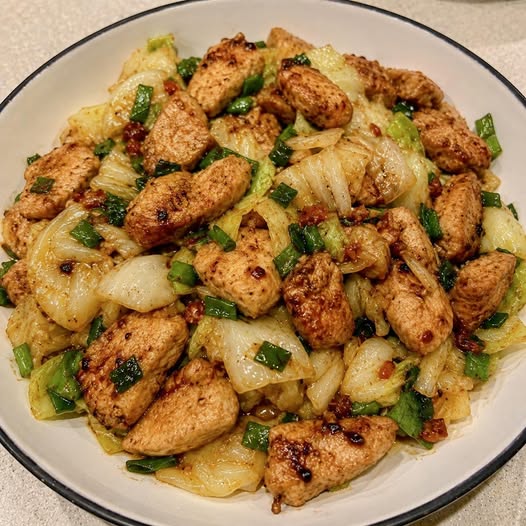 0–1 Point Chinese Chicken Cabbage Stir-Fry