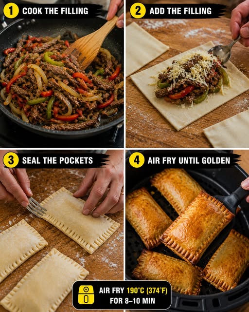 air fryer Philly cheesesteak