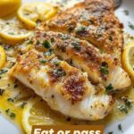 Baked Lemon Herb White Fish with Steamed Vegetables