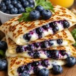Blueberry Breakfast Quesadillas