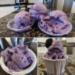 Blueberry Ice Cream (No-Churn & Churned Versions)