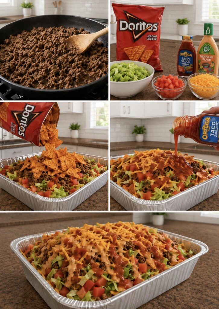 Doritos Taco Salad (WW-Style / Lightened-Up)