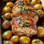 Mediterranean Epic Garlic Herb Roasted Chicken with Baby Potatoes