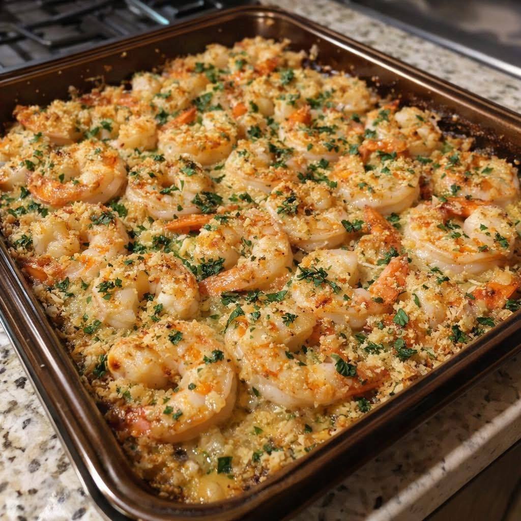 Garlic Parmesan Baked Shrimp (WW-Friendly)