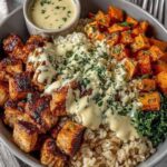 High-Protein Chicken & Sweet Potato Power Bowl