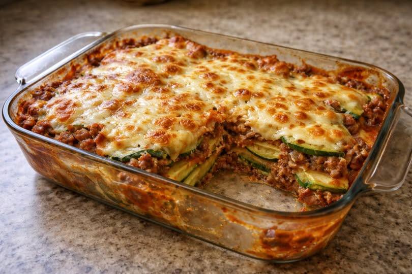 High-Protein Craving Lasagna (Low-ish Carb)