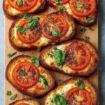 High-Protein Tomato Mozzarella Basil Toast