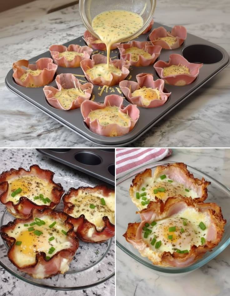 Keto Ham & Egg Breakfast Cups