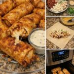 Keto Melty Stuffed Bacon Chicken Ranch Egg Rolls