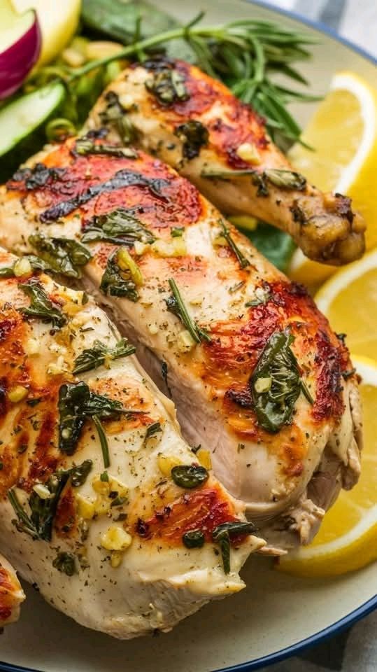 Mediterranean Grilled Lemon Herb Chicken