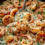Shrimp Scampi Pasta Bake