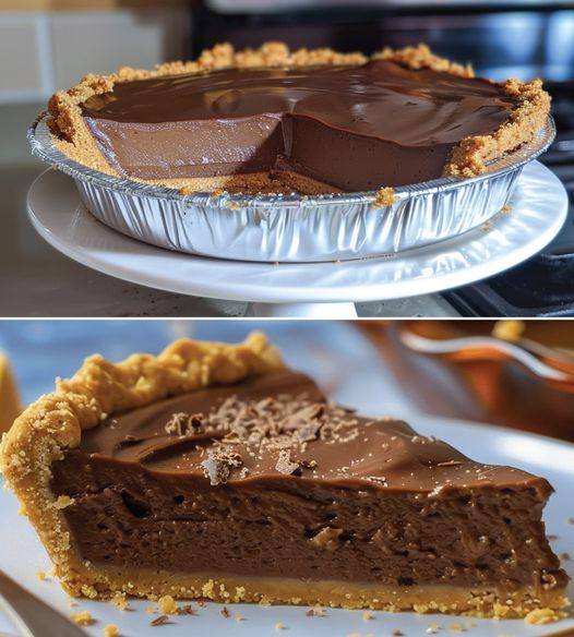 Vegan Tofu and Chocolate Pudding Pie