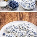 Frozen Blueberry Greek Yogurt Clusters